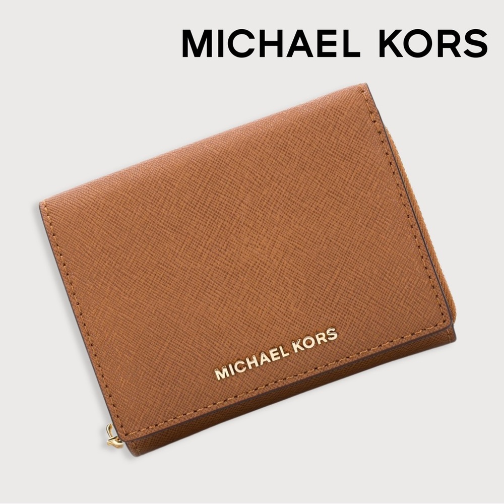 Michael Kors Jet Set Travel Saffiano Leather Card Holder